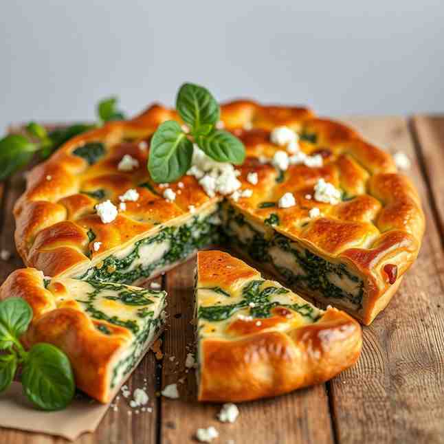 Albanian Byrek Recipe (Spinach & Feta Pie) - Bake Now