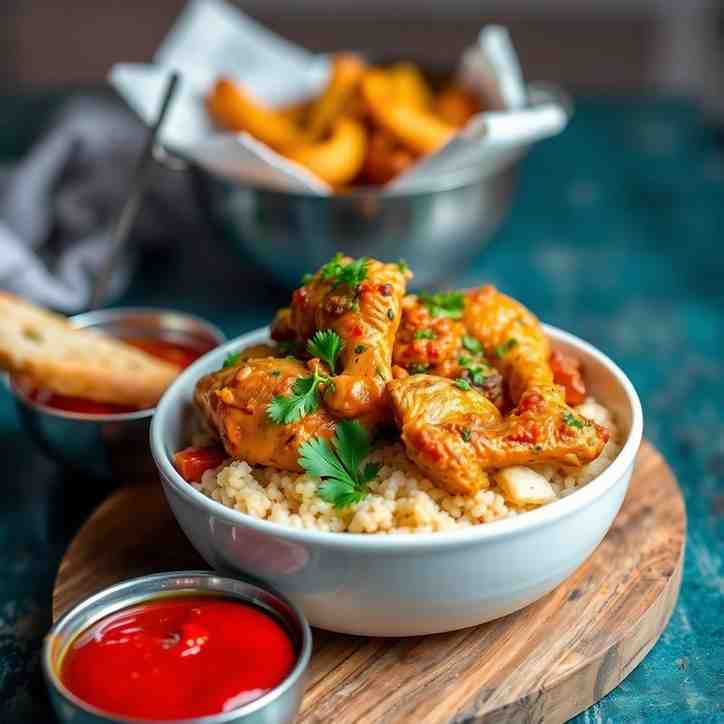 Algerian Chicken Rfissa Meal