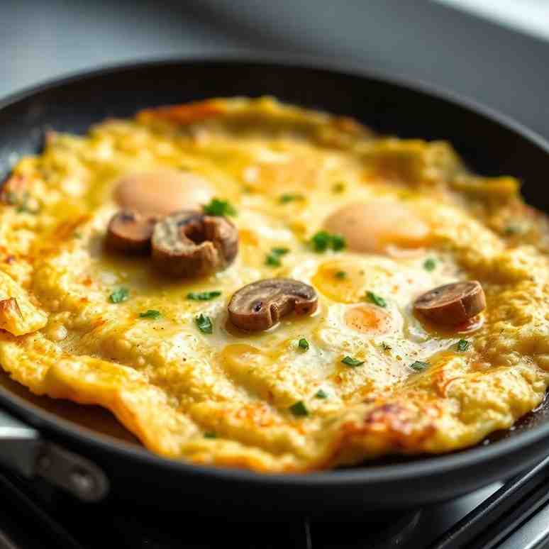 Andorran Mushroom Omelette Recipe Fluffy Eggs in 10 Mins
