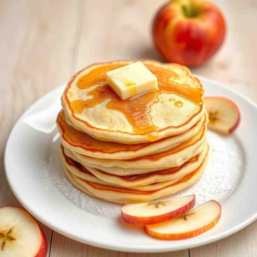 Fluffy Belarusian Apple Pancakes - Breakfast
