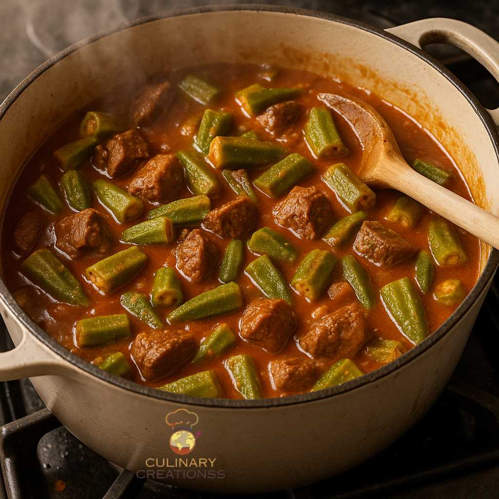 Okra Recipes: Afghan Bamya Stew in 45 Min | Try It Now