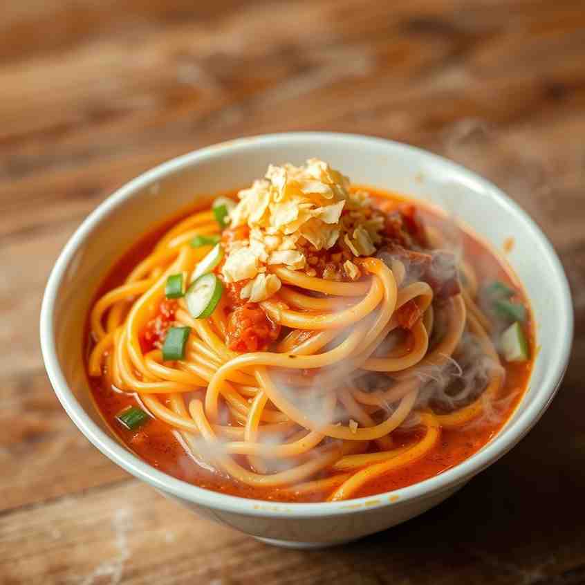 Bolivian Aji de Fideo - Your Spicy Noodle Sensation