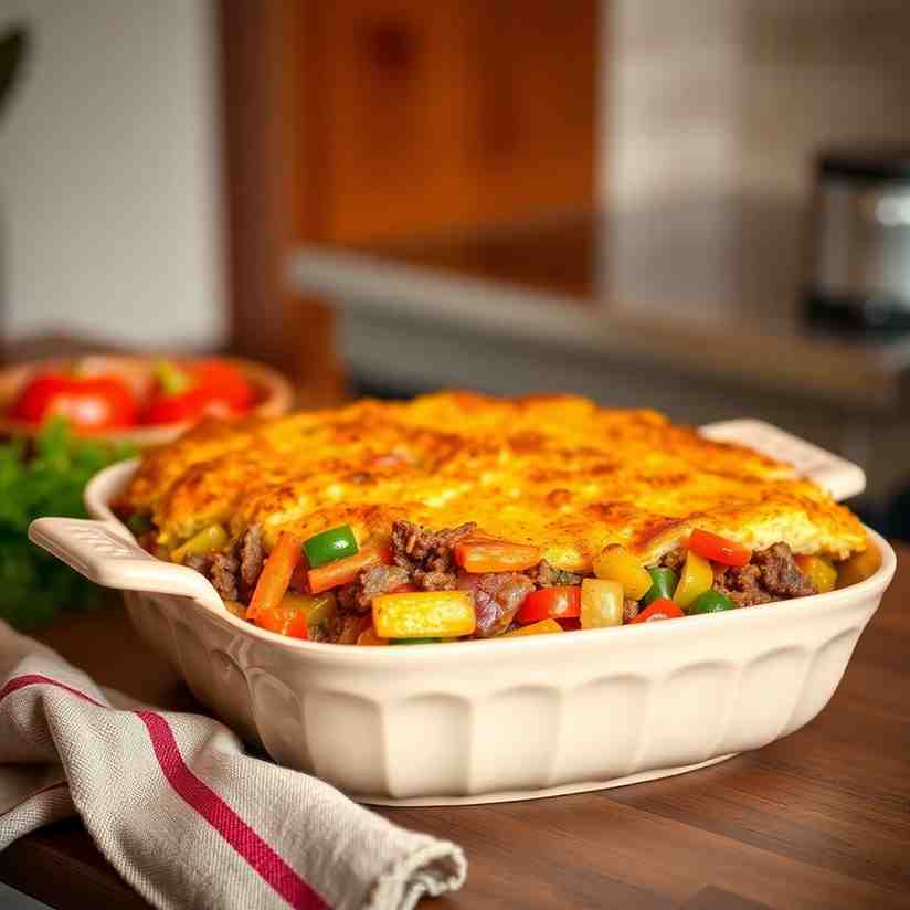 Easy Beef & Veggie Casserole