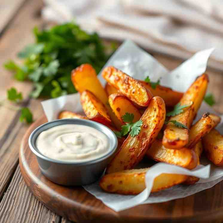 Crunchy Potato Wedges Recipe - Better Than Fries