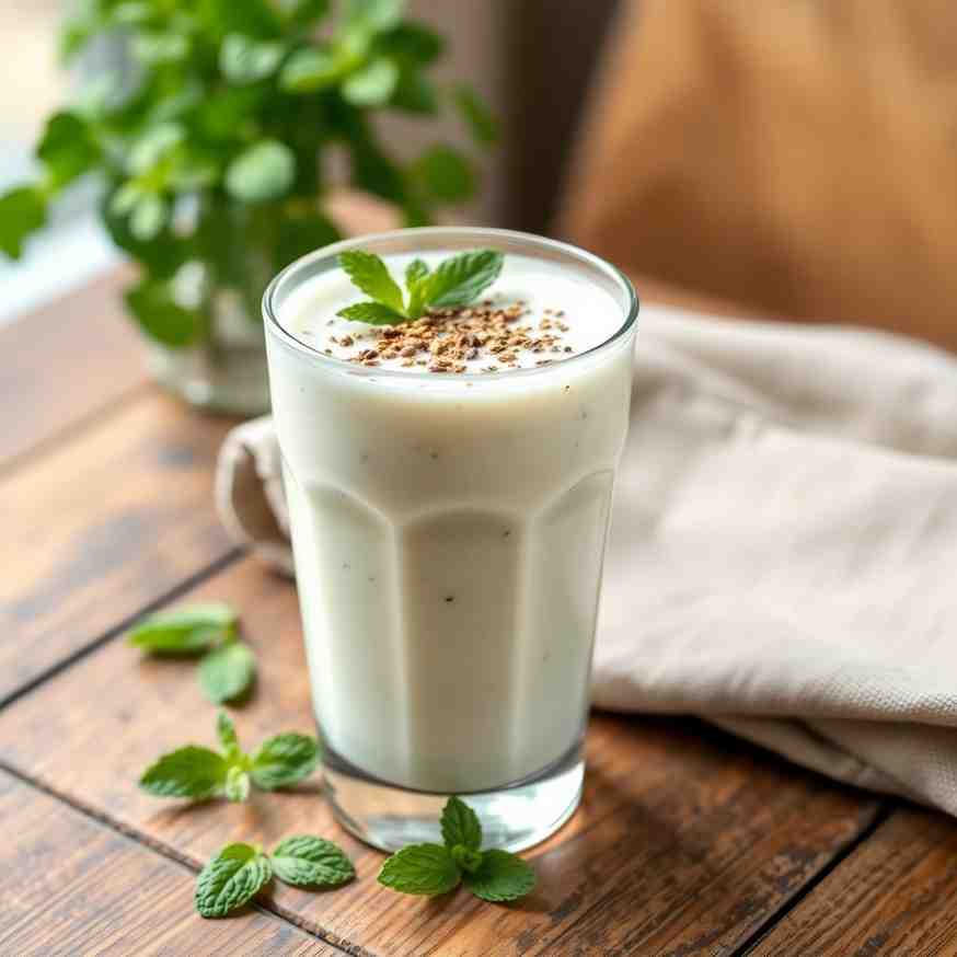 Refreshing Afghani Doogh Yogurt Drink Recipe