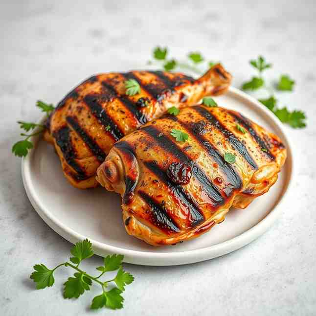 Juicy Seasoned Grilled Chicken Recipe