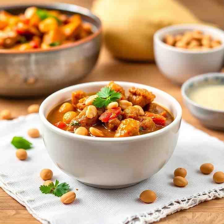 Classic West African Peanut Stew - Easy African Food Recipe