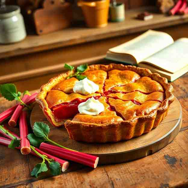 Rhubarb Pie Recipe Sweet-Tart & Never Runny