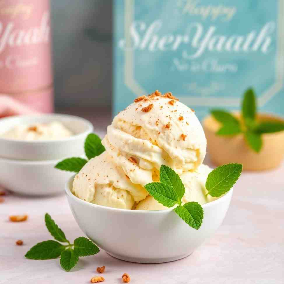 Sheer Yakh Easy No-Churn Ice Cream Homemade Recipe